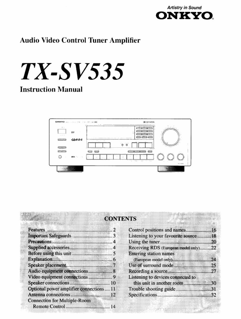 Onkyo TX-SV535 instruction manual