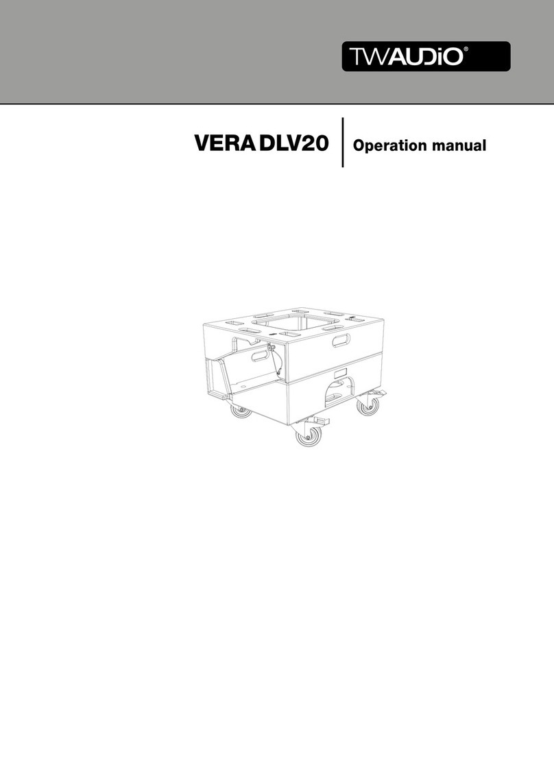 TW Audio VERA DLV20 Operation manual