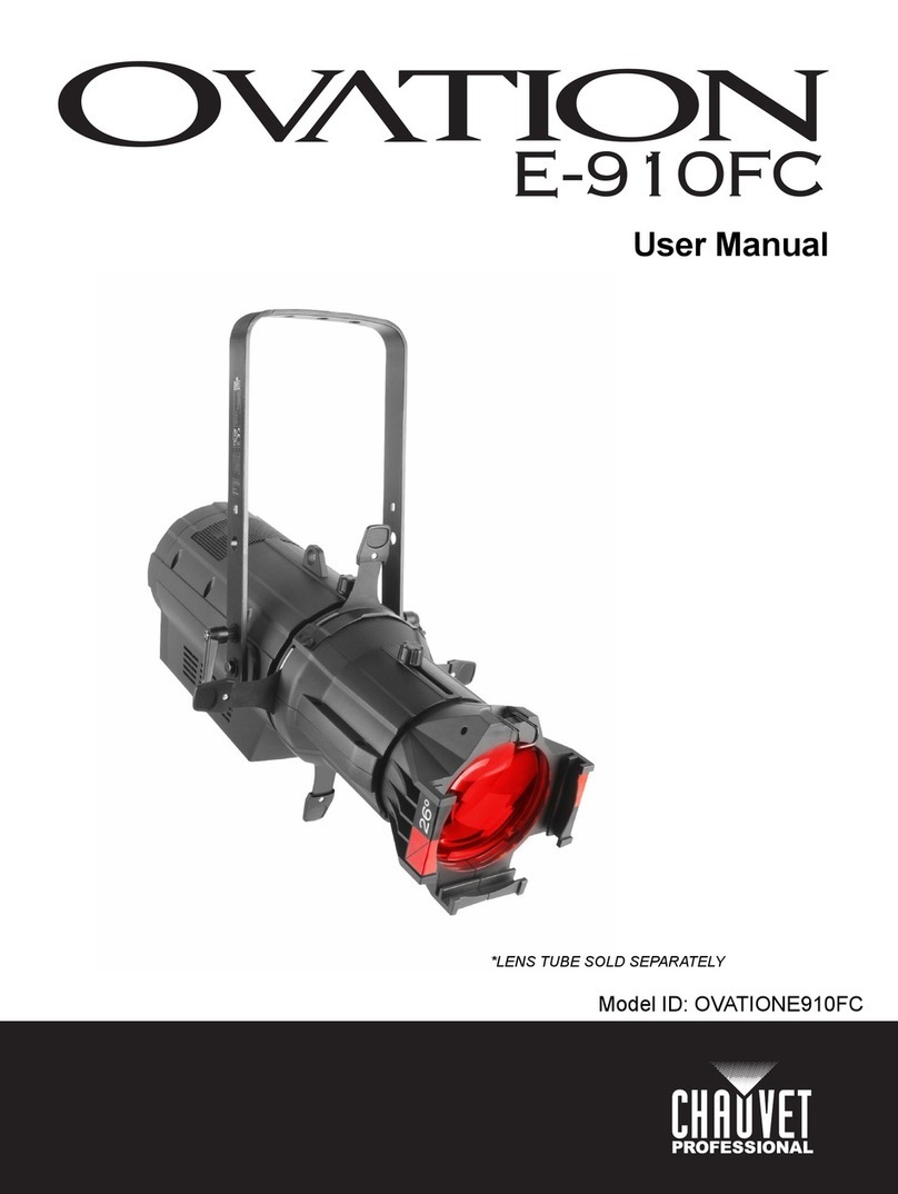 Chauvet Professional OVATION E-910FC user manual Chauvet Professional OVATION E-910FC user manual