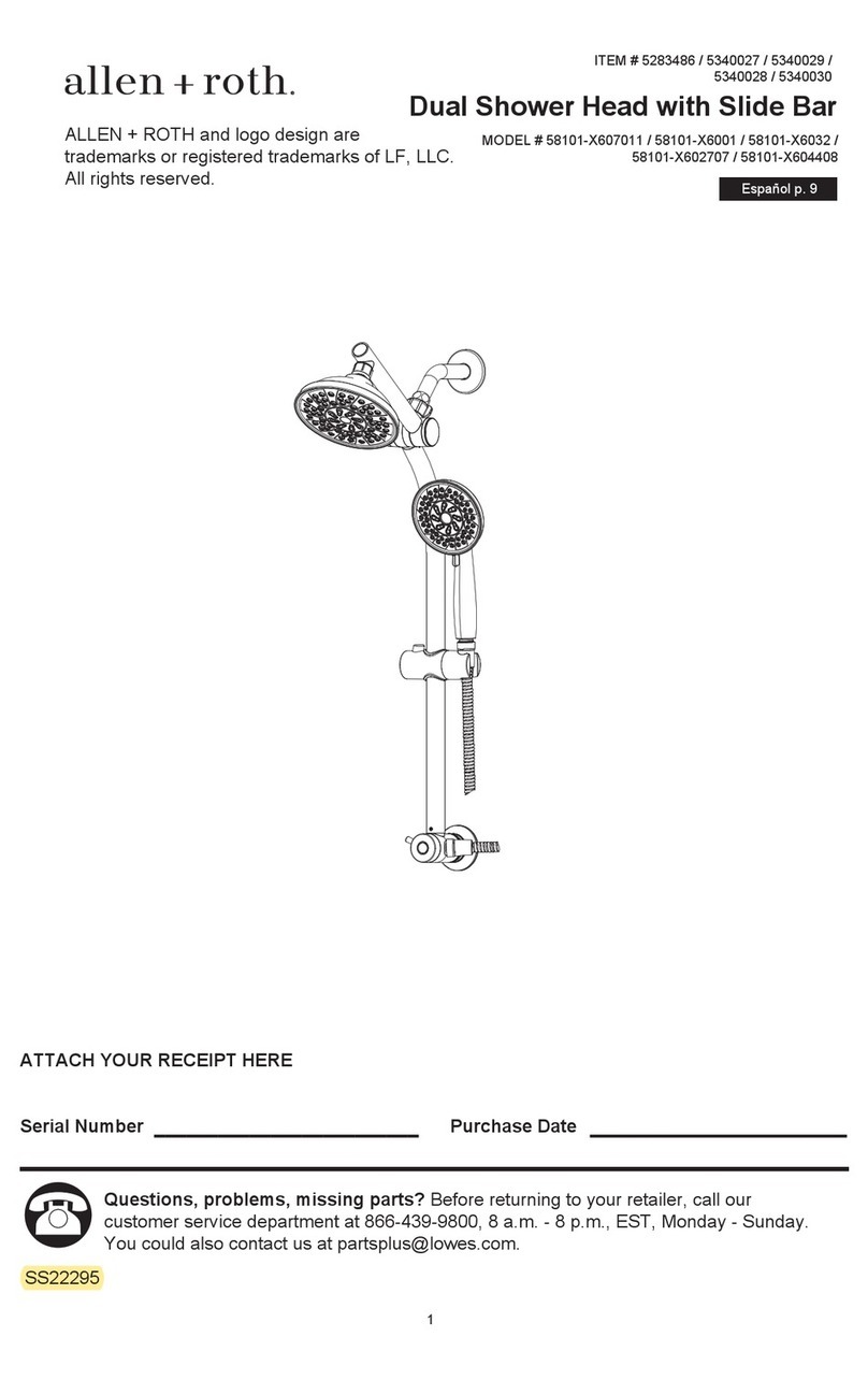Allen + Roth 58101-X607011 quick start guide