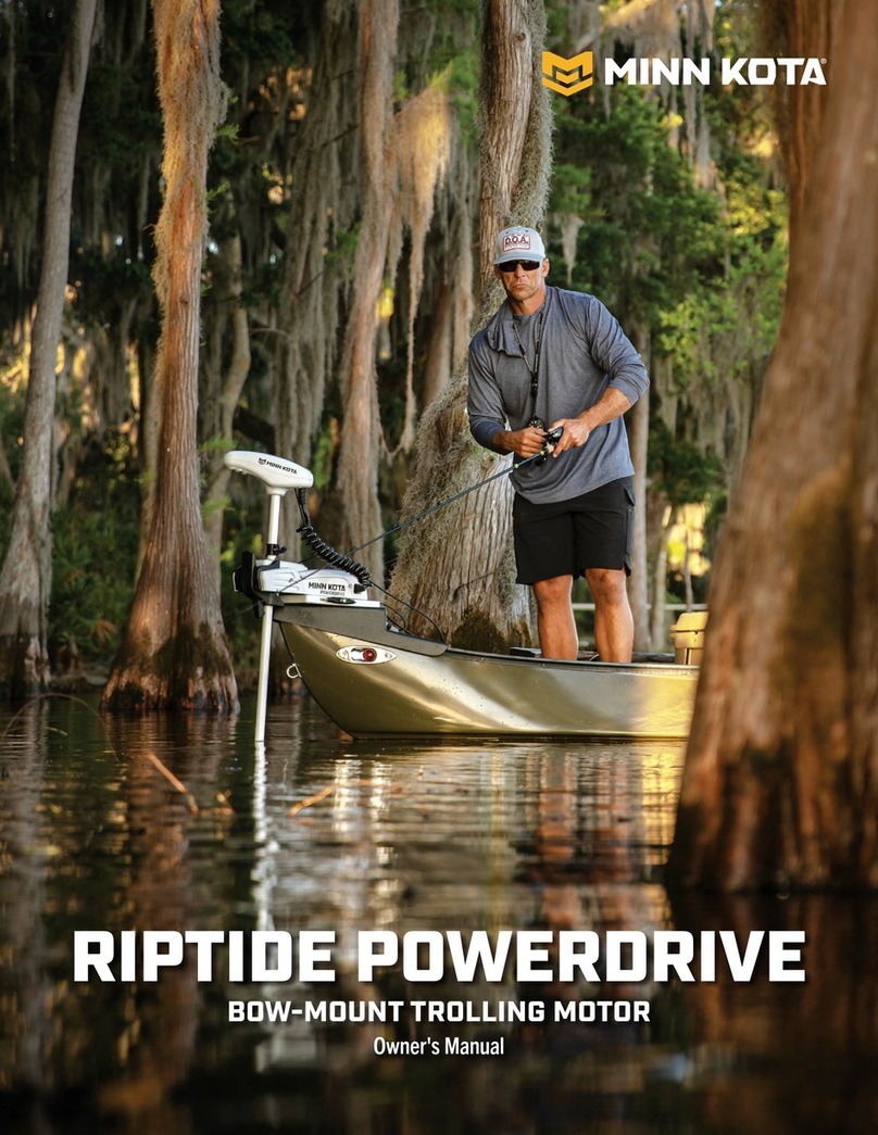 MINN KOTA RIPTIDE POWERDRIVE User manual MINN KOTA RIPTIDE POWERDRIVE User manual