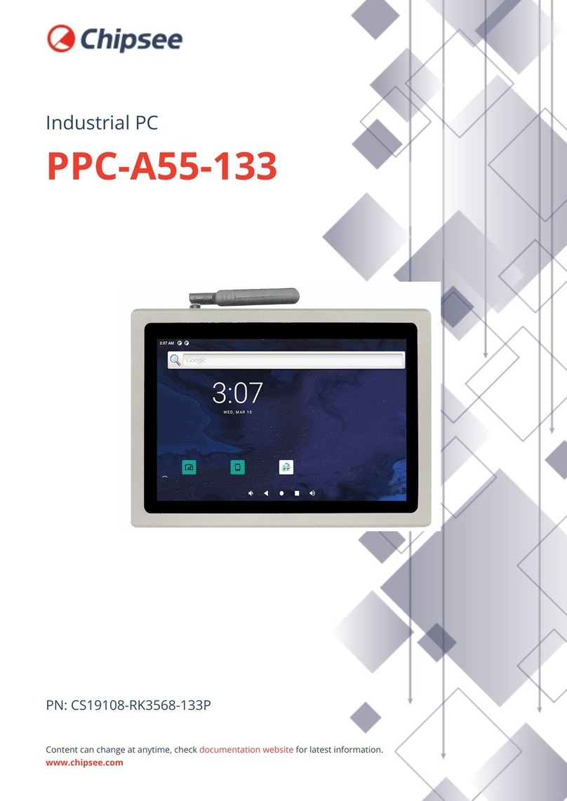Chipsee PPC-A55-133 User manual