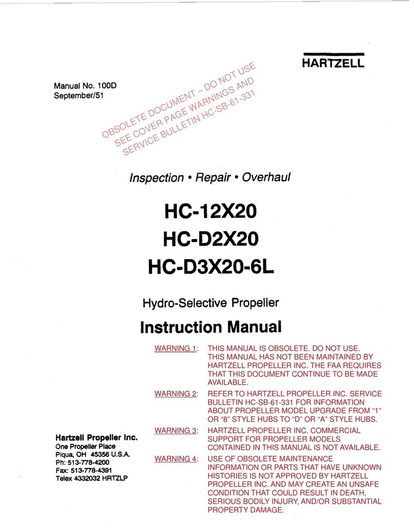 Hartzell HC-12X20 User manual