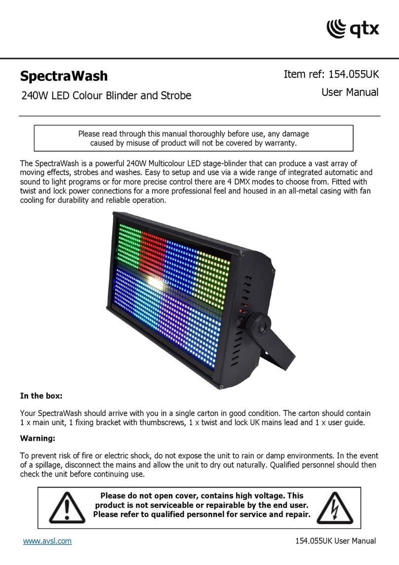 Qtx SpectraWash user manual