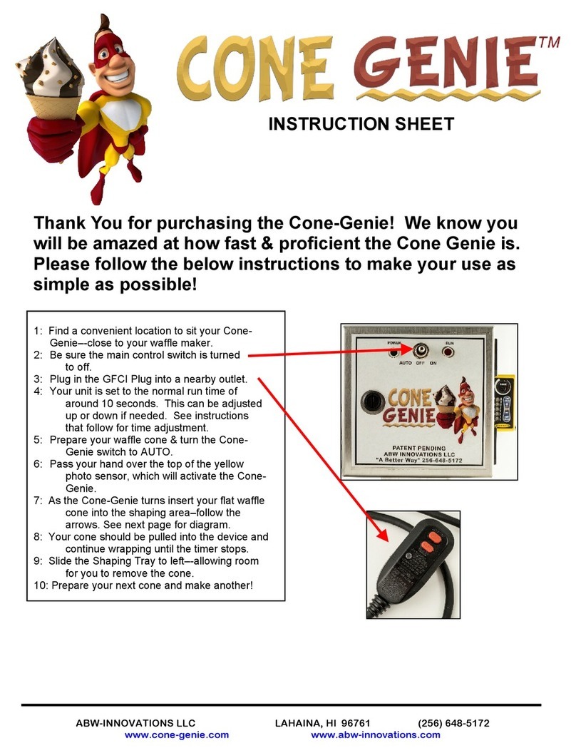 ABW Cone Genie DS-CG-SRLARGE instruction sheet