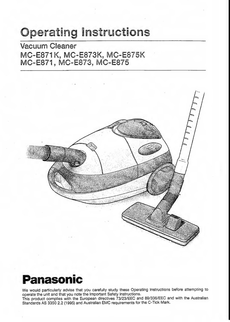 Panasonic MC-E871K operating instructions