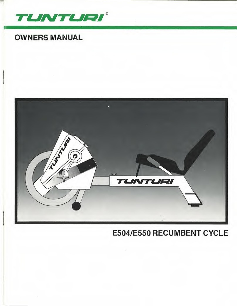 Tunturi E504 User manual