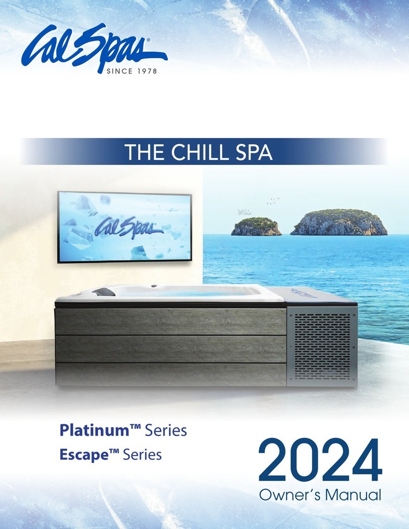 Calspas Platinum Series User manual