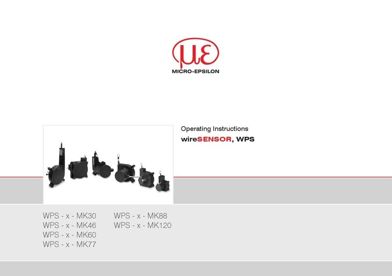 MICRO-EPSILON WPS Series operating instructions MICRO-EPSILON WPS Series operating instructions