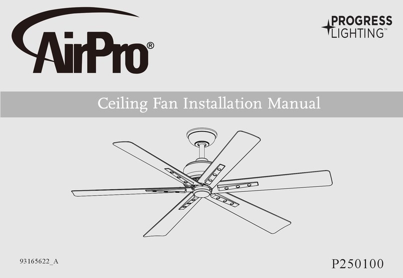 Progress Lighting AirPro P250100 User manual Progress Lighting AirPro P250100 User manual