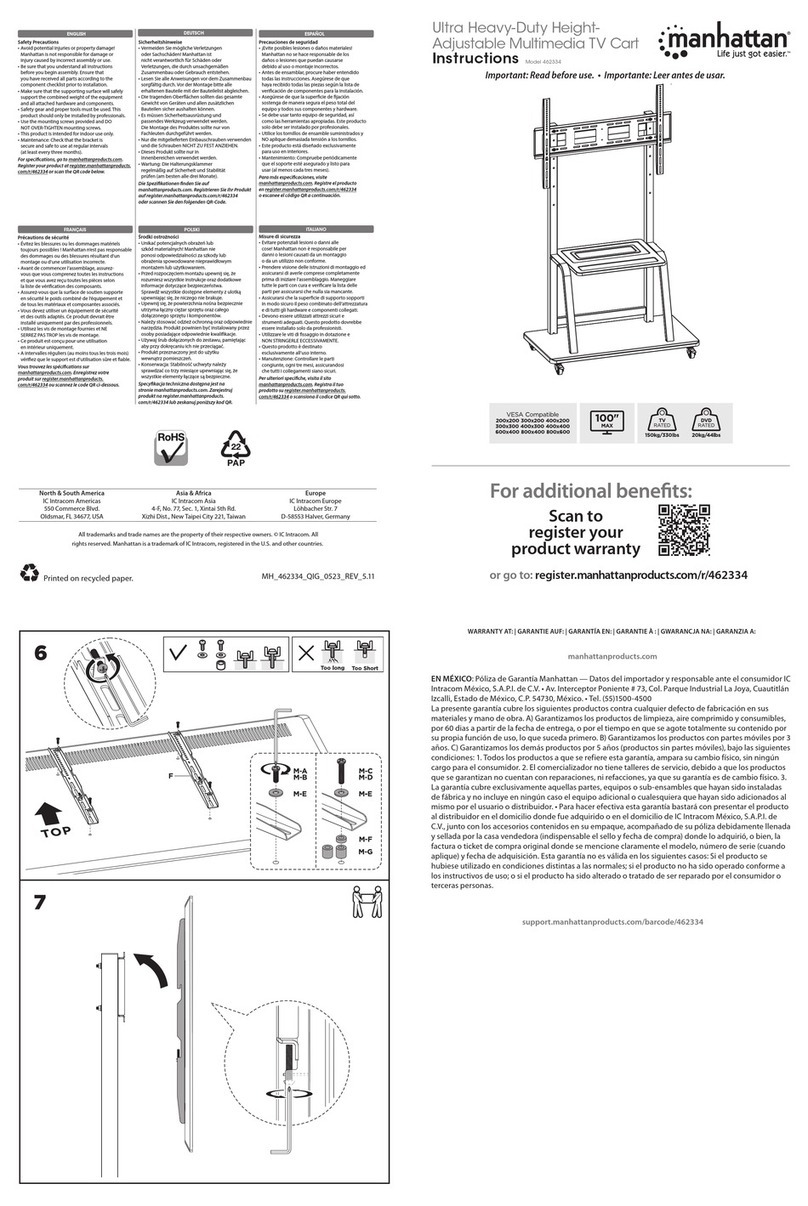 Manhattan 462334 instructions