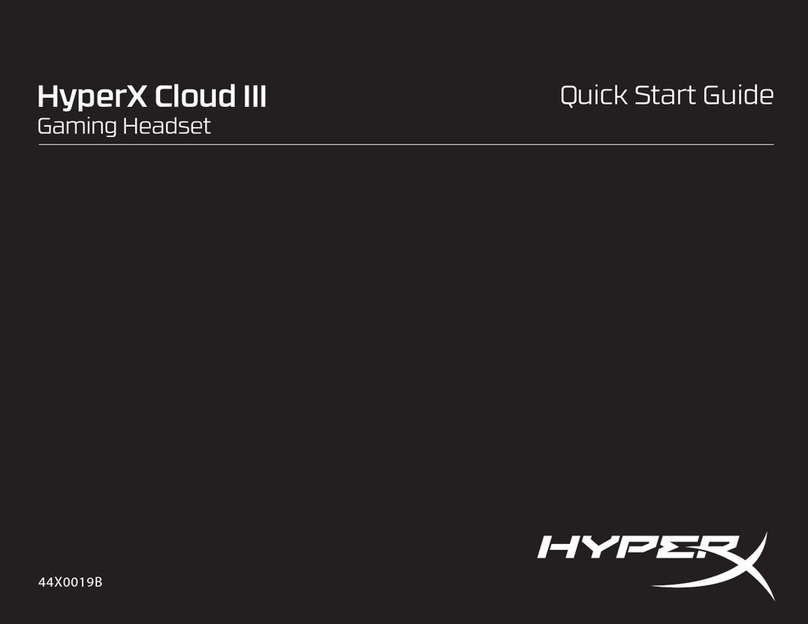 HyperX Cloud III Wireless User manual HyperX Cloud III Wireless User manual