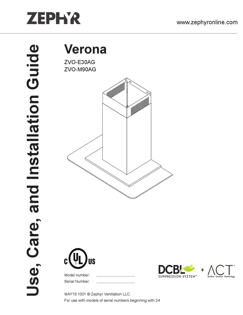 Zephyr Verona Installation guide