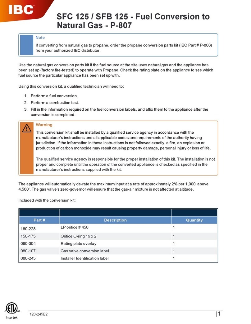 IBC P-807 User manual