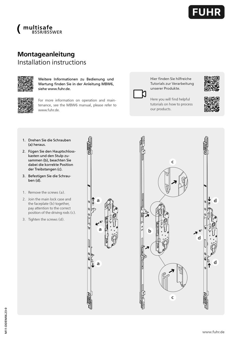 FUHR multisafe 855R User manual