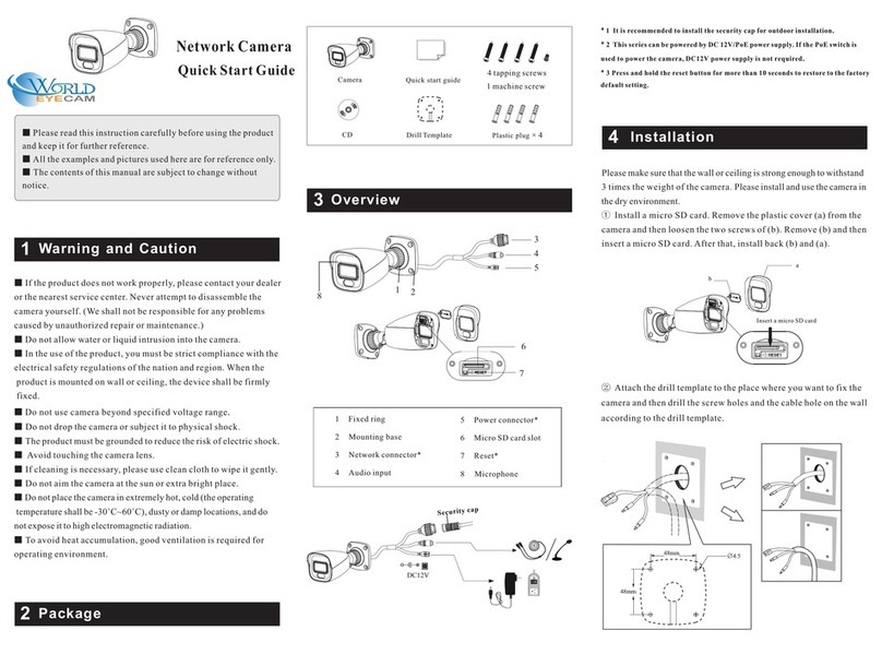 World Eye AMX-4C22-MZ-PA quick start guide