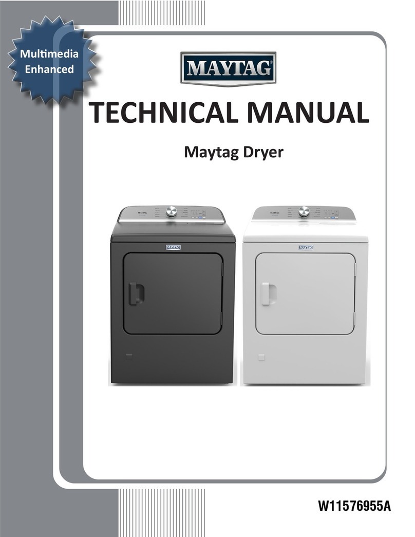 Maytag MGD6500MBK Technical manual