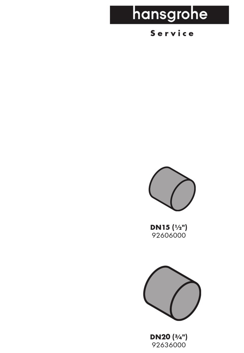 Hans Grohe DN15 92606000 User manual Hans Grohe DN15 92606000 User manual