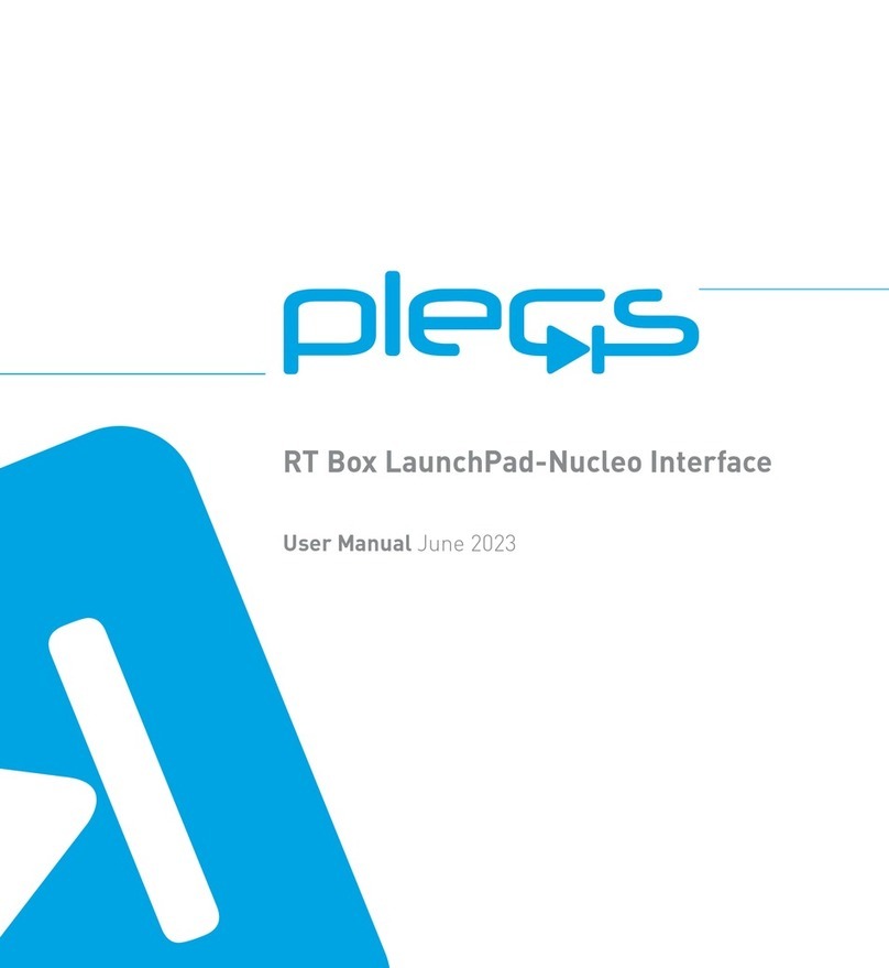 Plexim plecs RT Box LaunchPad user manual
