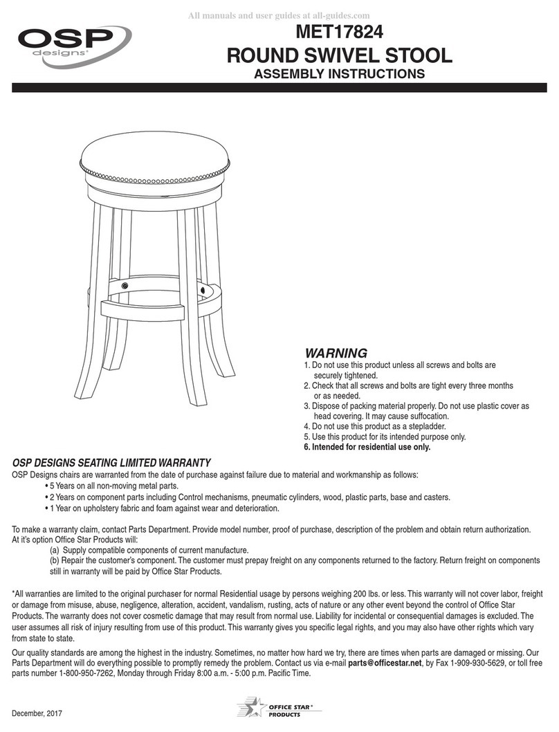 OSP Designs MET17824 User manual