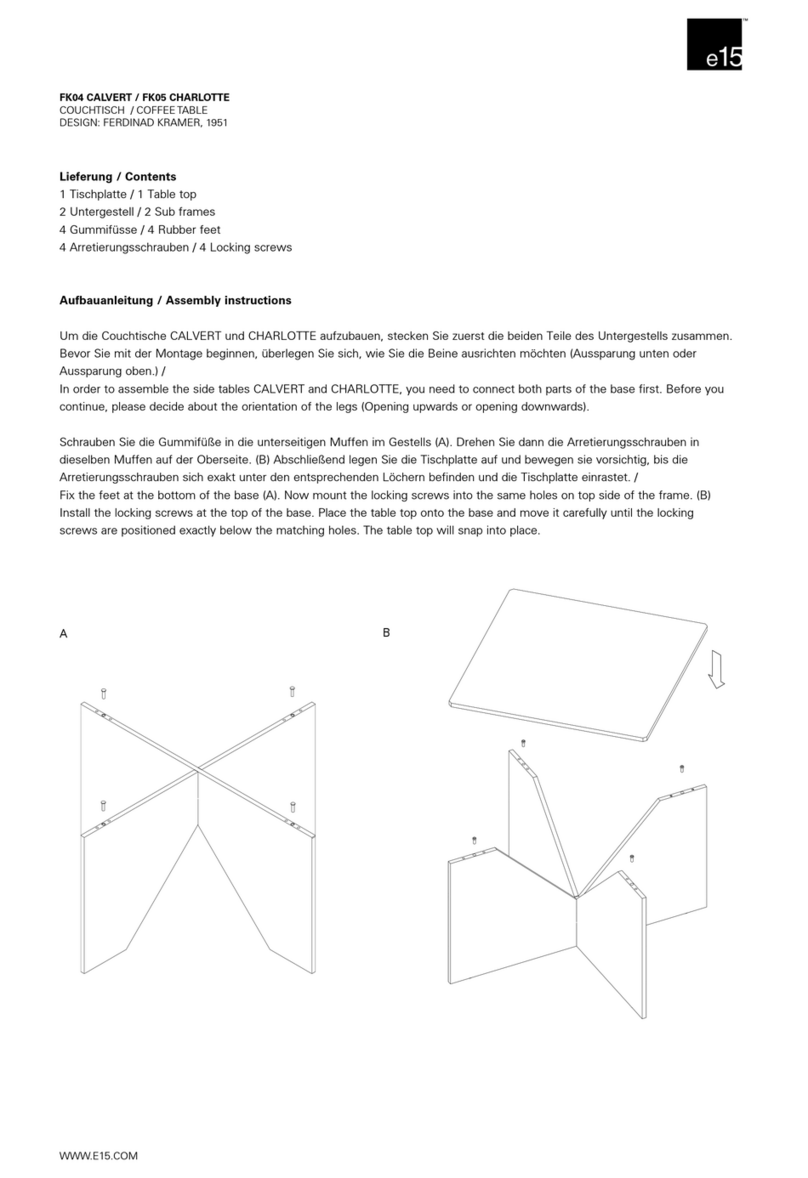 E15 FK04 CALVERT User manual