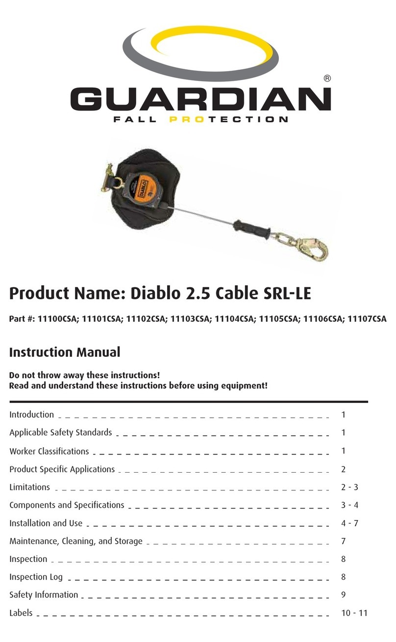 Guardian Diablo 2.5 Cable SRL-LE User manual