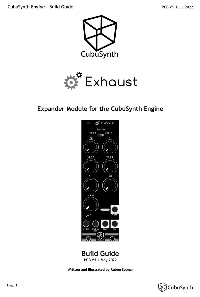 CubuSynth Exhaust Build guide
