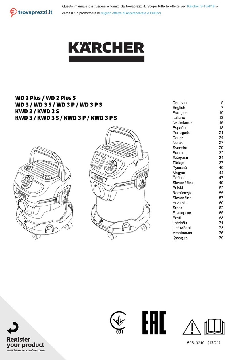Kärcher V-15/4/18 User manual