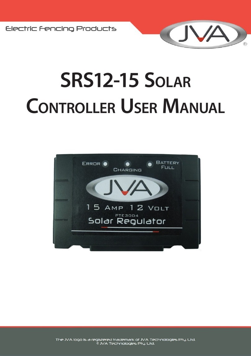 JVA SRS12-15 SOLAR user manual