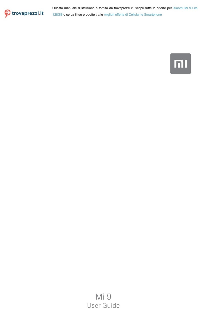 Xiaomi Mi 9 Lite User manual Xiaomi Mi 9 Lite User manual