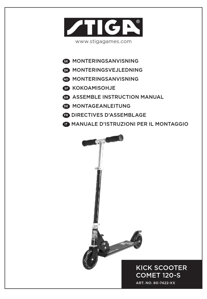 Stiga COMET 120-S Assemble, instruction manual