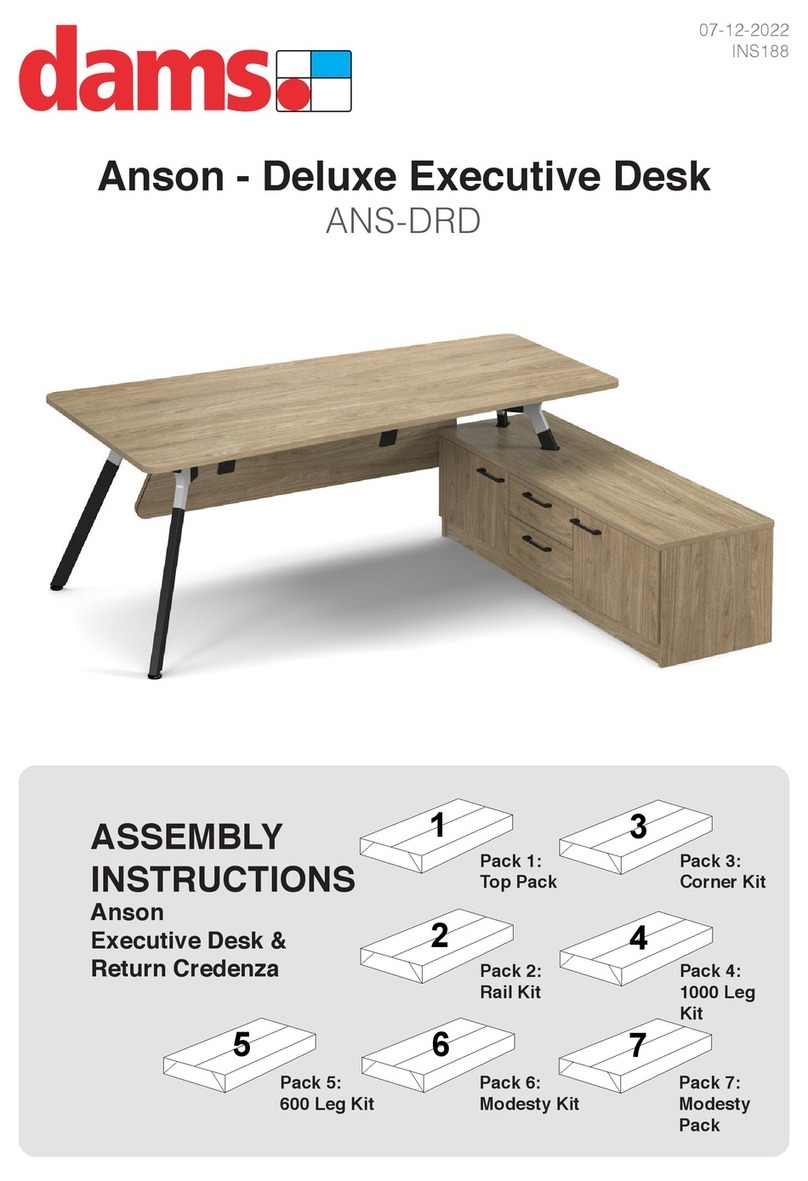 dams Anson ANS-DRD Assembly instructions