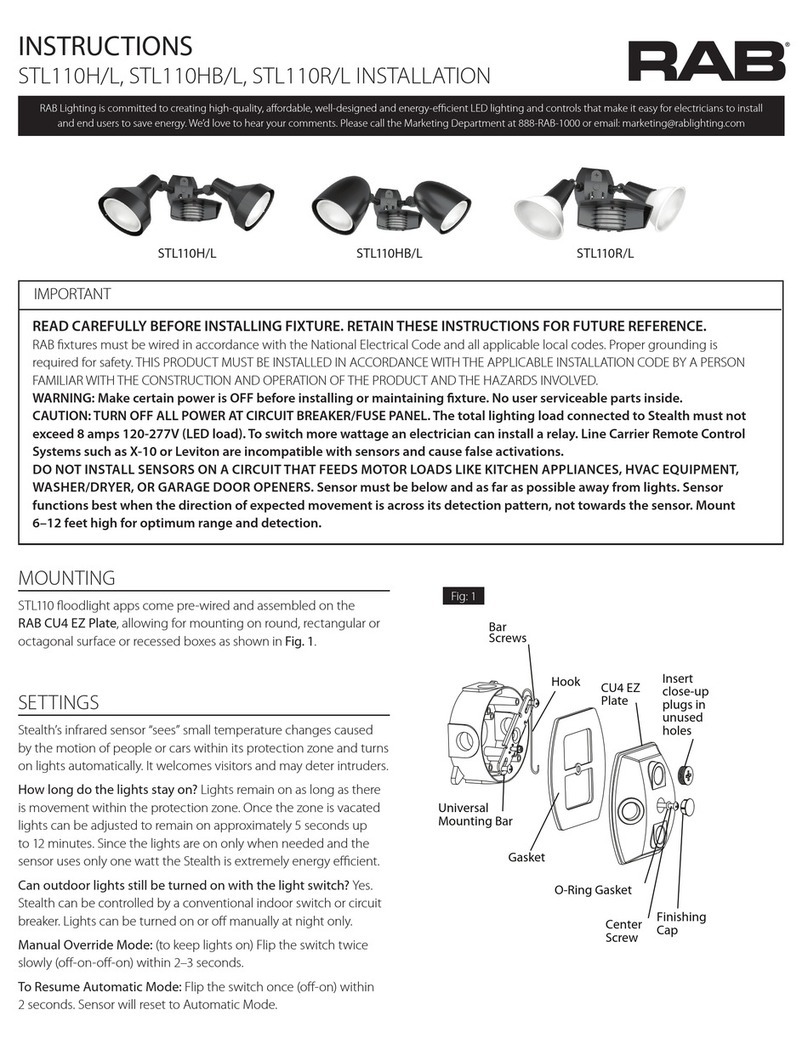 RAB STL110H/L User manual