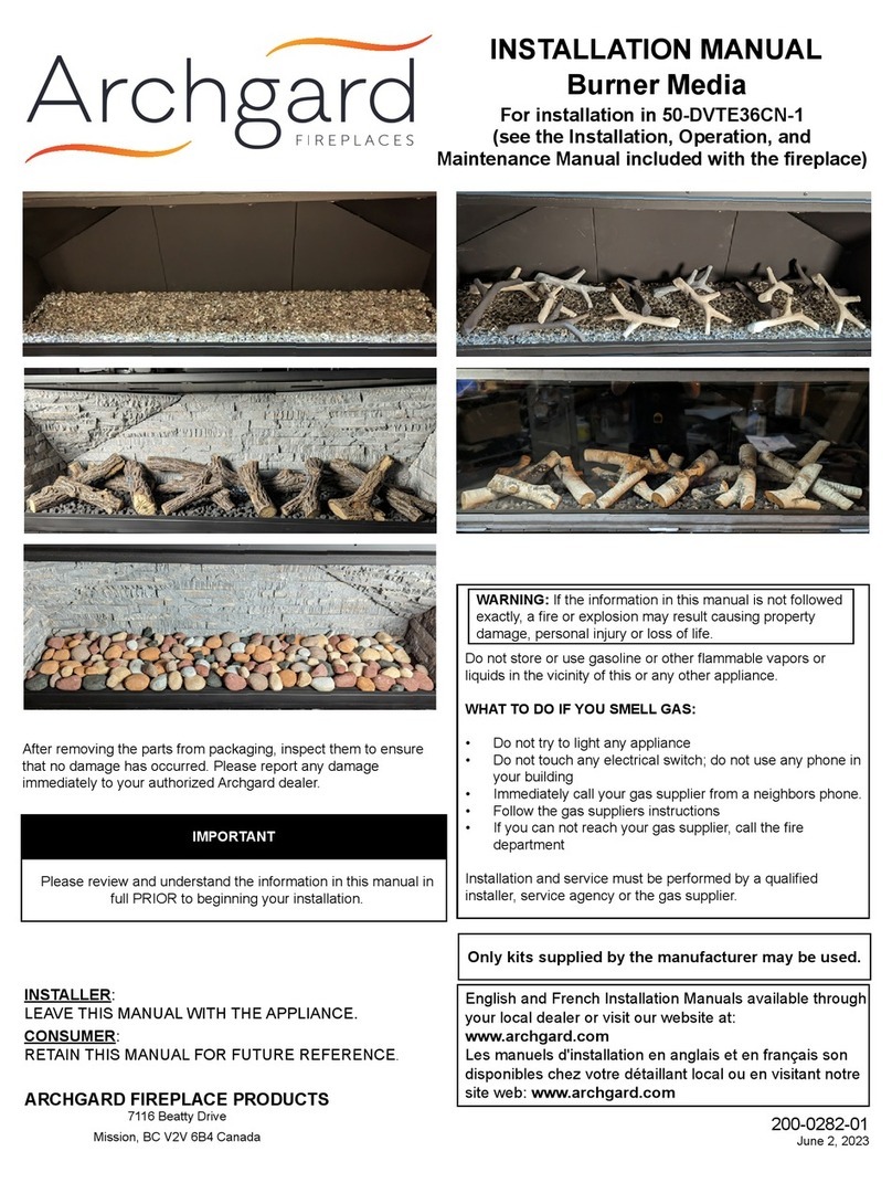 Archgard Burner Media installation manual