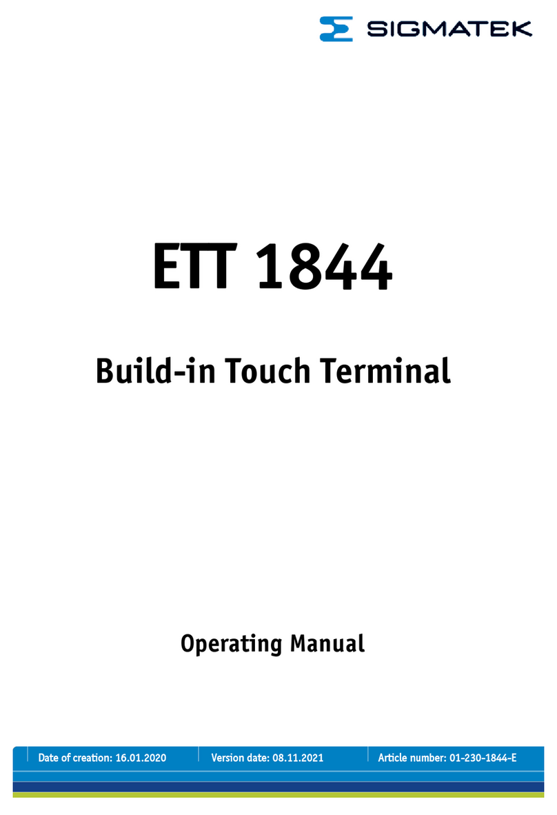 SIGMA TEK ETT 1844 User manual