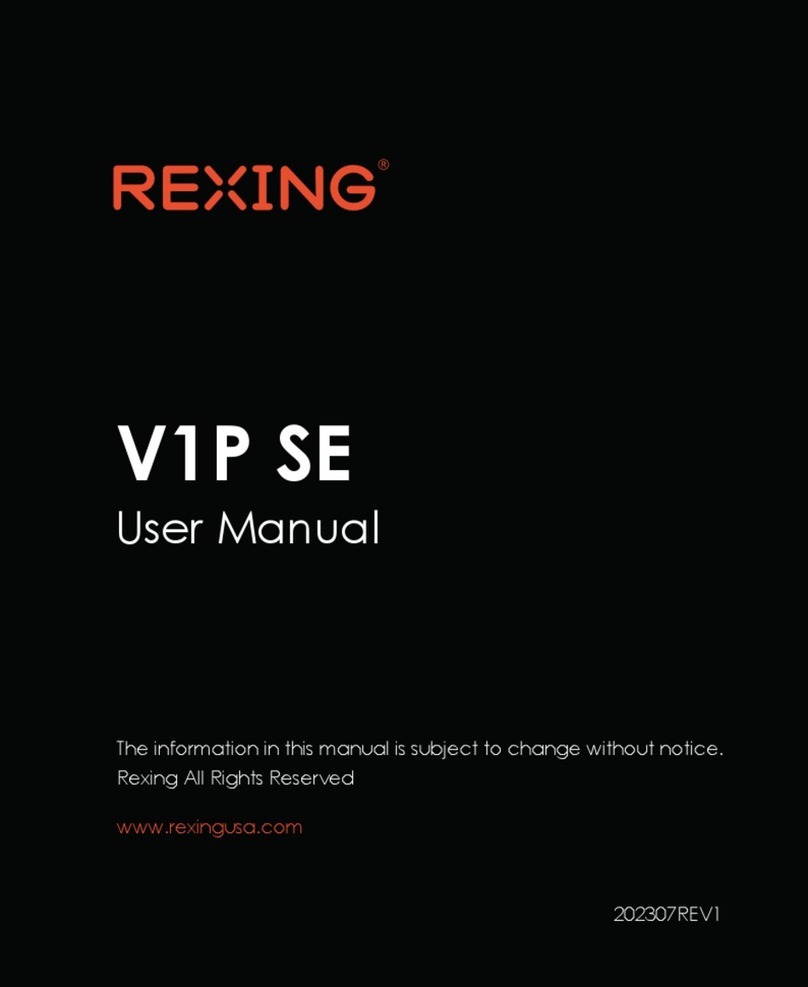 Rexing V1P SE user manual