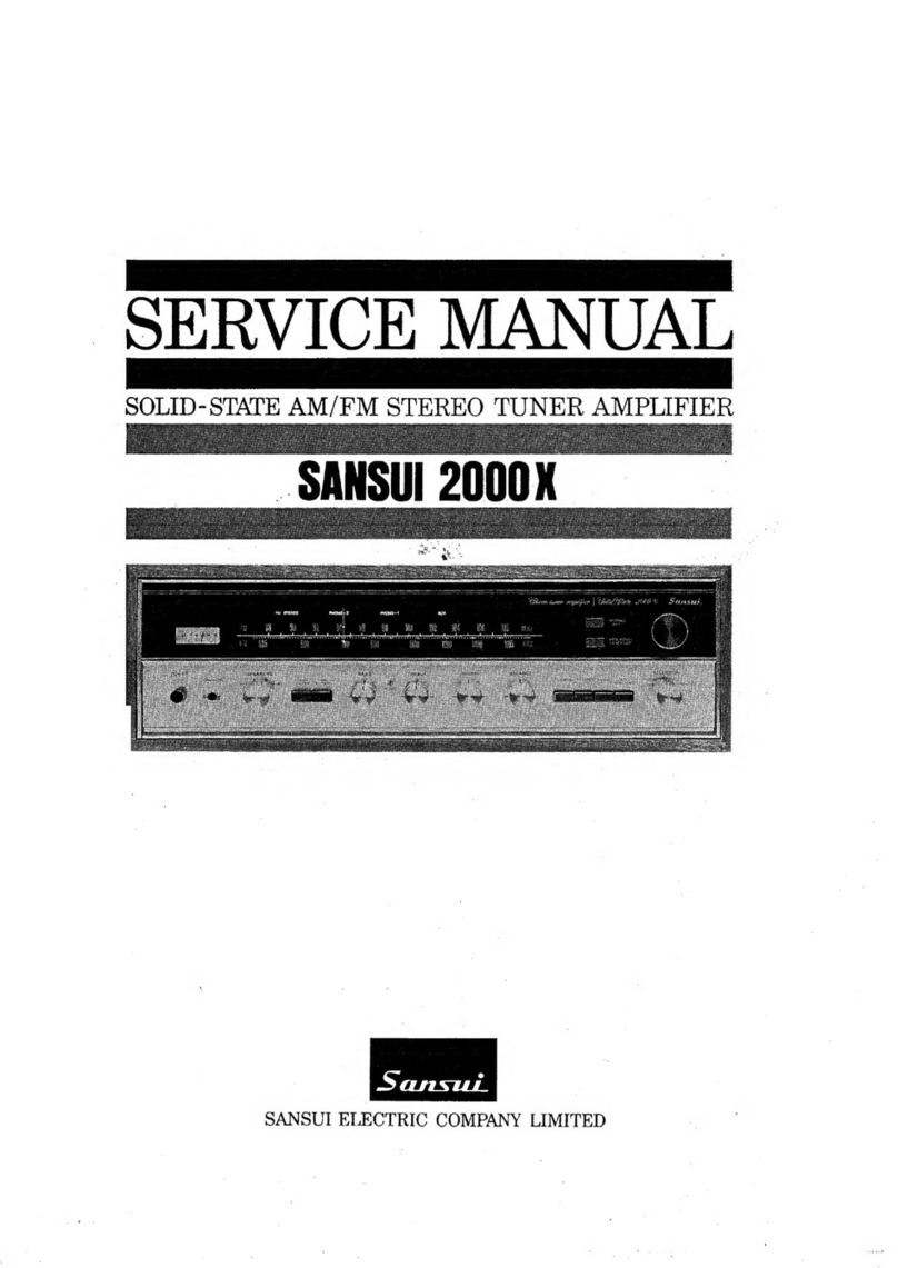 Sansui 2000X User manual