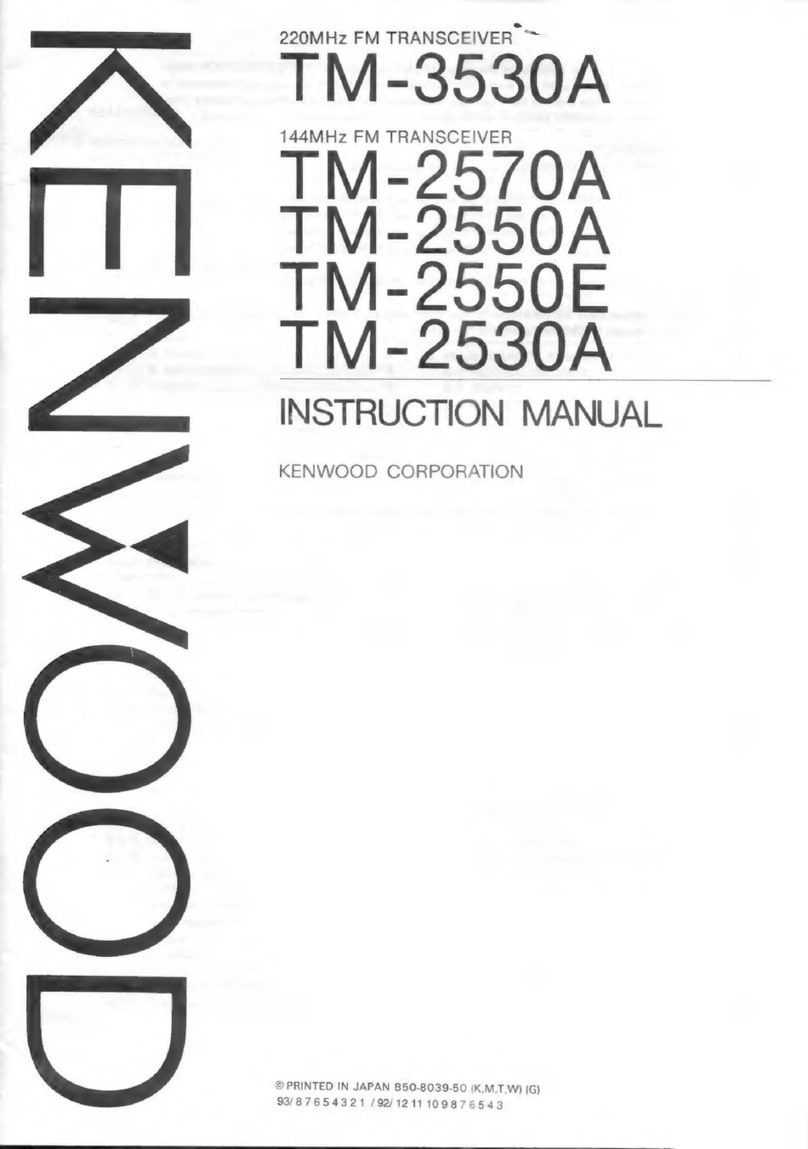 Kenwood TM-3530A instruction manual