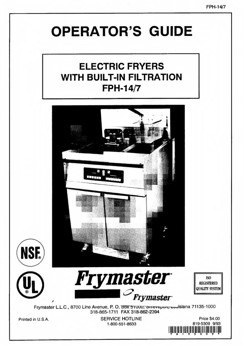 Frymaster FPH-14/7 Operator's guide