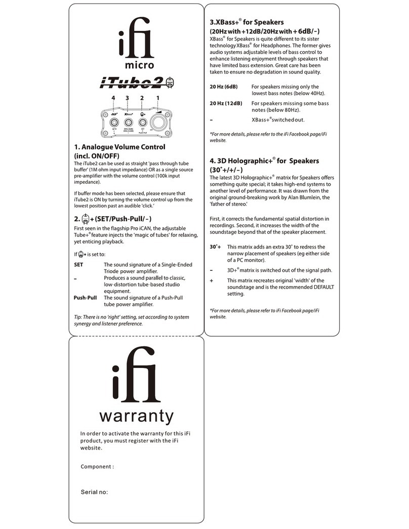ifi micro iTubo2 quick start guide