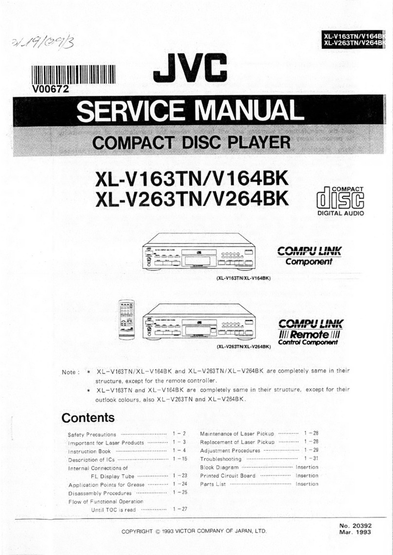 JVC XL-V163TN User manual