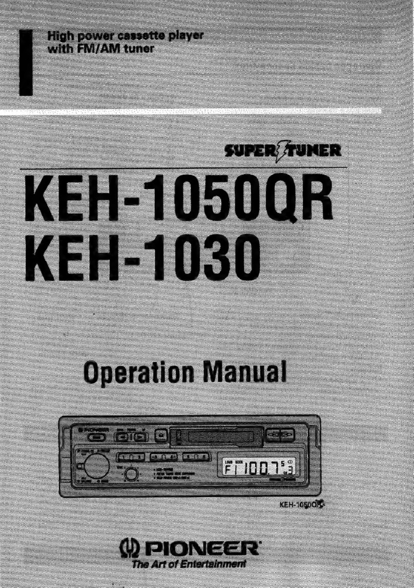 Pioneer SUPERTUNER KEH-1050QR User manual
