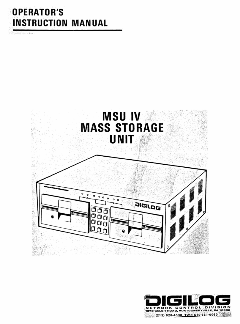 Digilog Electronics MSU IV Operator's manual
