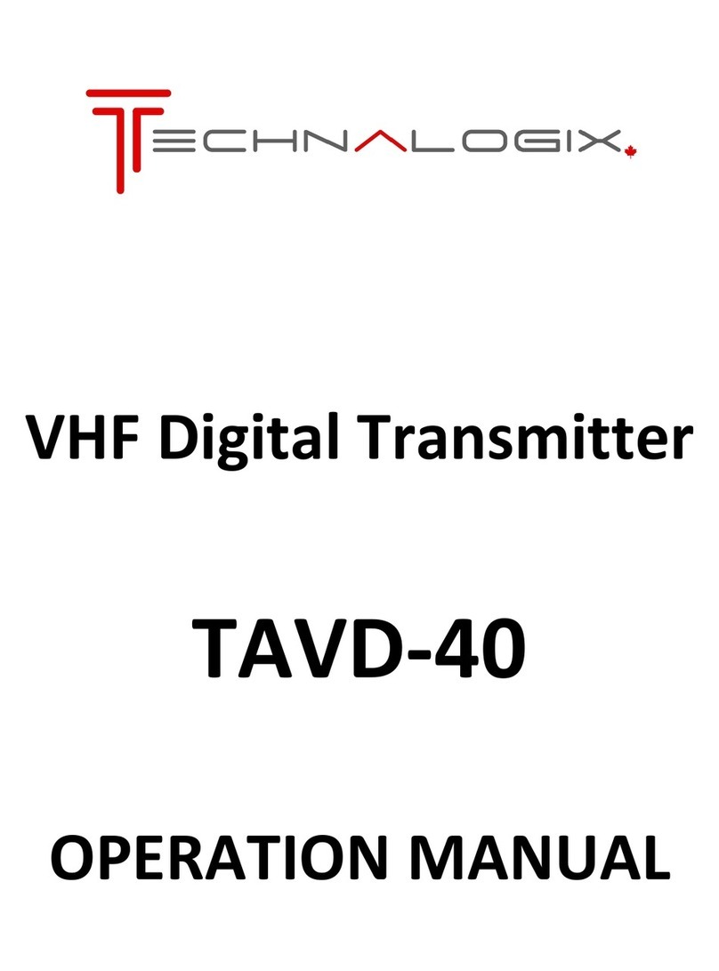 Technalogix TAVD-40 User manual Technalogix TAVD-40 User manual
