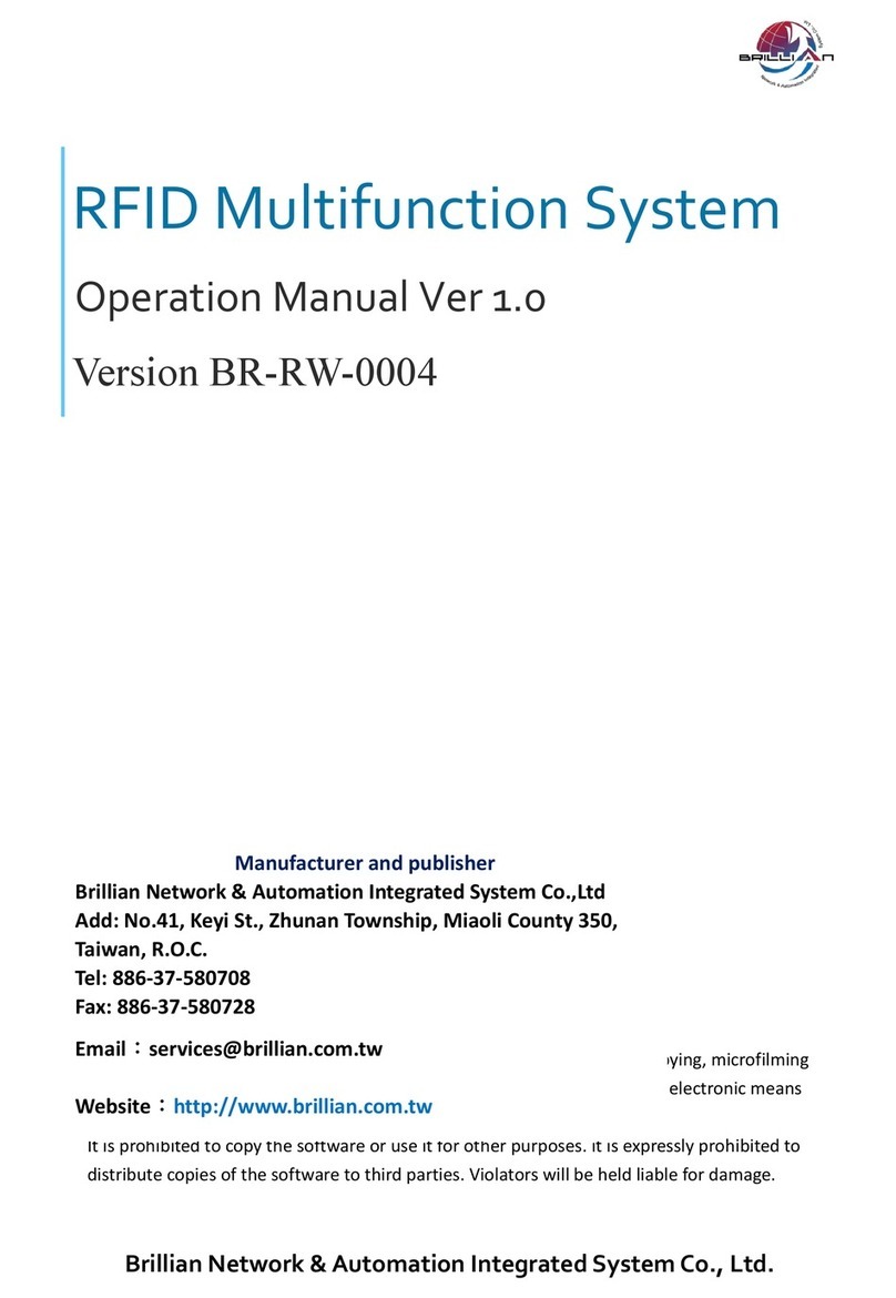 Brillian BR-RW-0004 Operation manual