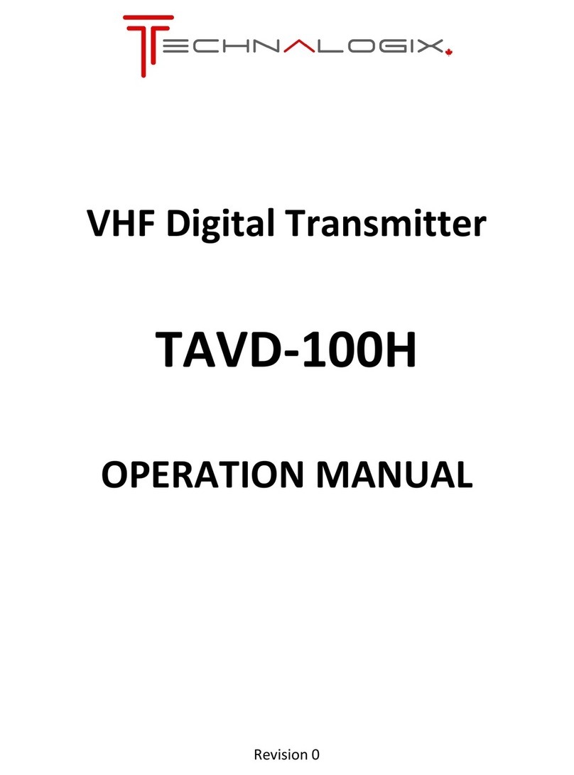 Technalogix TAVD-100H User manual Technalogix TAVD-100H User manual