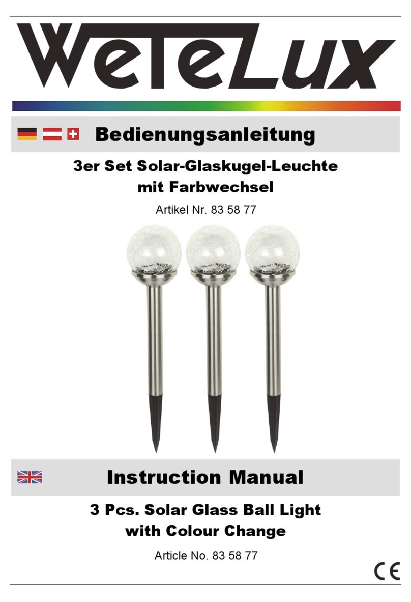 Wetelux 83 58 77 instruction manual