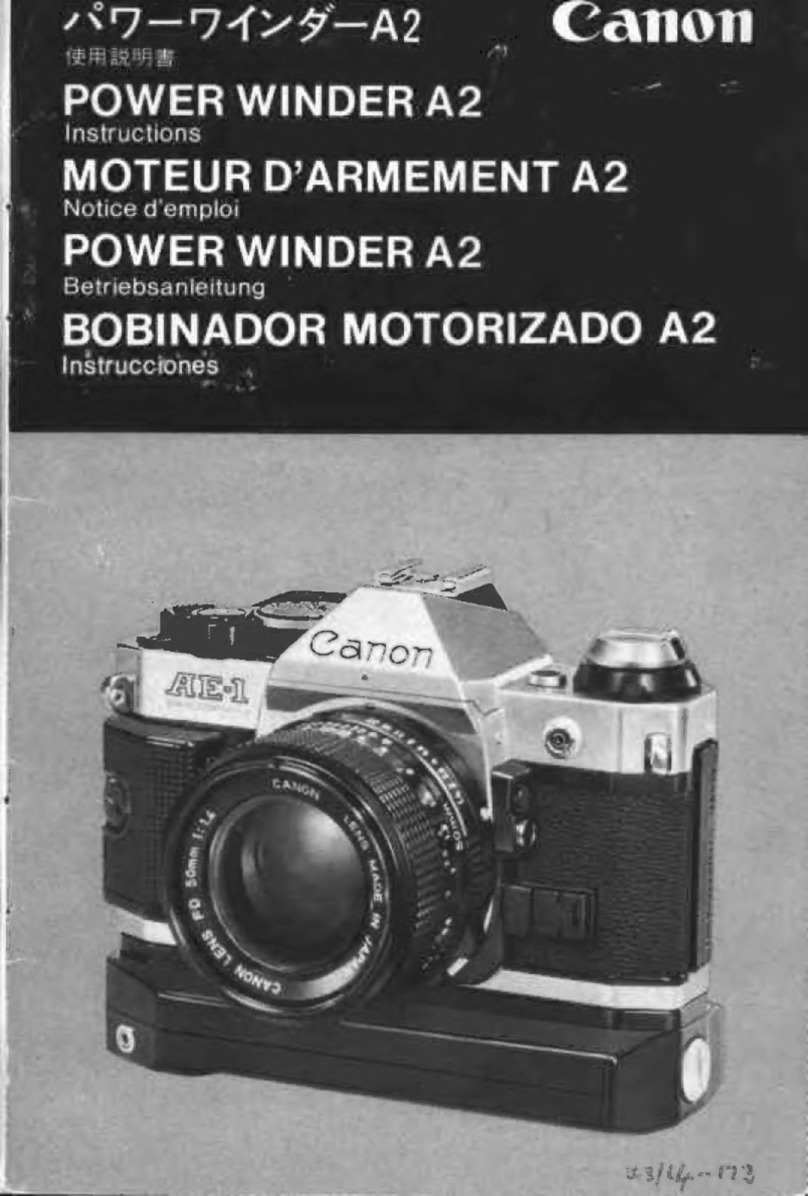 Canon POWER WINDER A2 User manual