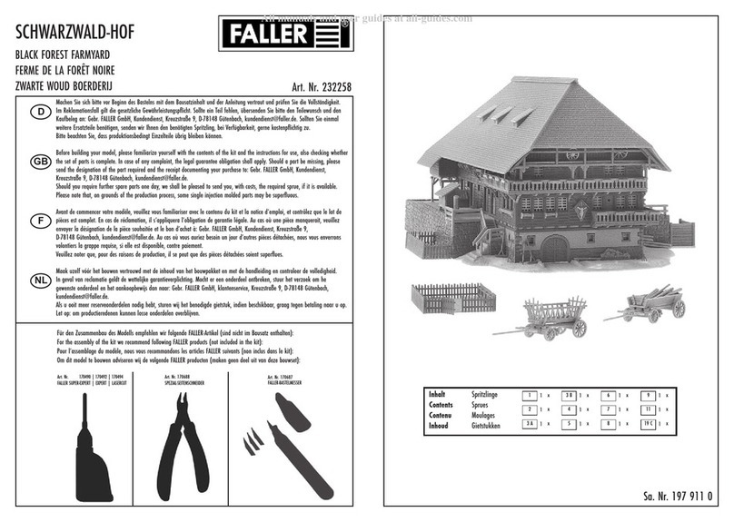 Faller 232258 manual