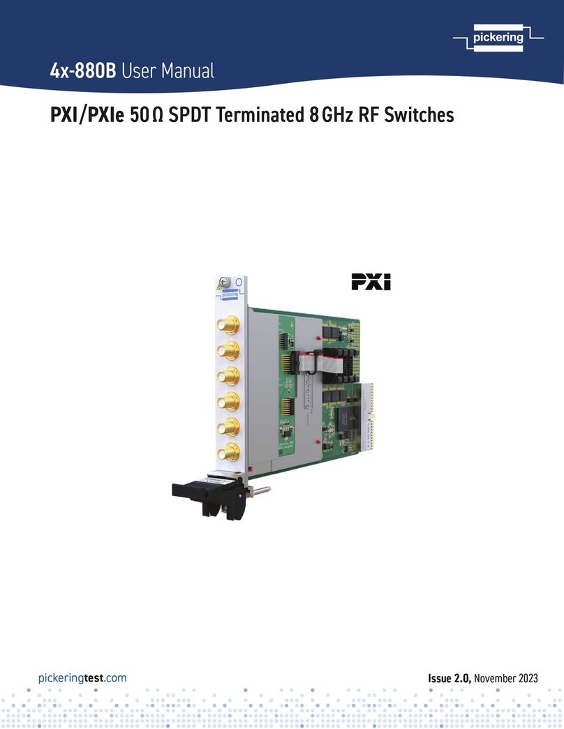 Pickering 4 880B Series user manual